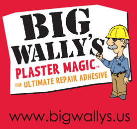 Big Wally's Plaster Magic: The Ultimate Repair Adhesive. Click here. 